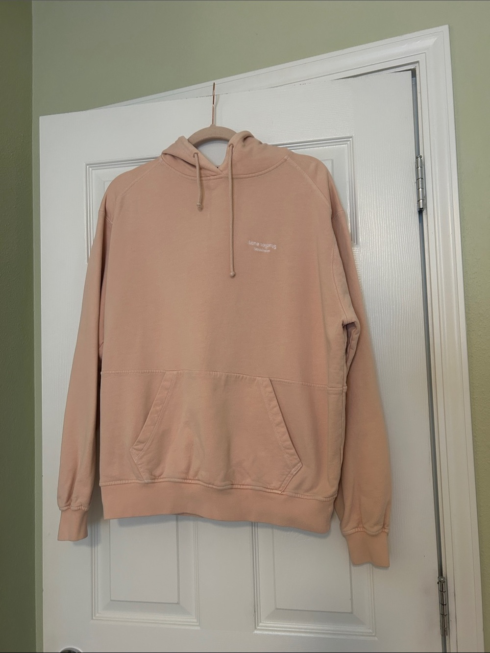 Acne Studios embroidered logo Hoodie